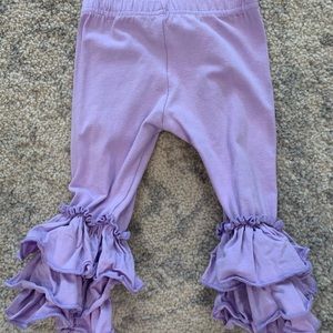 Boutique bell ruffle pants